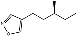 Isoxazole, 4-(3-methylpentyl)-, (S)- (9CI) 结构式