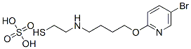 2-[4-(5-Bromo-2-pyridyloxy)butyl]aminoethanethiol sulfate Structure