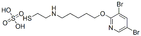 2-[5-(3,5-Dibromo-2-pyridyloxy)pentyl]aminoethanethiol sulfate|