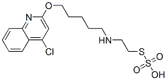41287-29-0 Thiosulfuric acid hydrogen S-[2-[[5-[(4-chloro-2-quinolyl)oxy]pentyl]amino]ethyl] ester