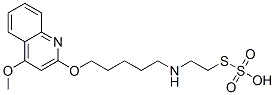 41287-39-2 Thiosulfuric acid hydrogen S-[2-[[5-[(4-methoxy-2-quinolinyl)oxy]pentyl]amino]ethyl] ester