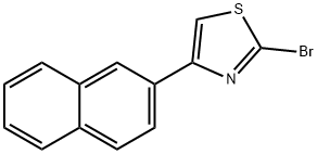2-BROMO-4-(2-NAPHTHALENYL)THIAZOLE 化学構造式