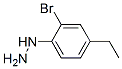 Hydrazine, (2-bromo-4-ethylphenyl)- (9CI) Struktur