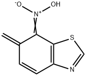 Benzothiazole, 6,7-dihydro-6-methylene-7-aci-nitro- (9CI) 结构式