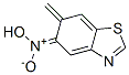 Benzothiazole, 5,6-dihydro-6-methylene-5-aci-nitro- (9CI) Structure