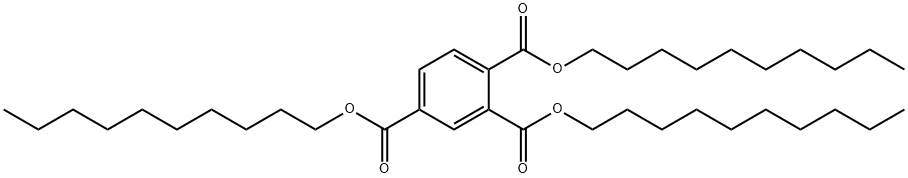 tridecyl benzene-1,2,4-tricarboxylate Structure