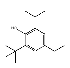2,6-二叔丁基-4-乙基苯酚,4130-42-1,结构式