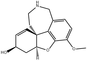 N-DESMETHYLGALANTHAMINE 化学構造式