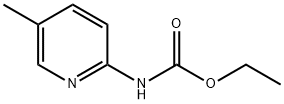 (5-甲基吡啶-2-基)氨基甲酸乙酯 结构式