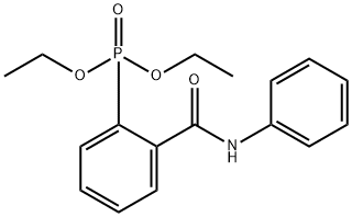 (2-PHENYLCARBAMOYL-PHENYL)-PHOSPHONIC ACID DIETHYL ESTER Struktur