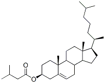 3-メチル酪酸コレスタ-5-エン-3β-イル 化学構造式