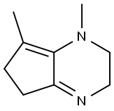1H-Cyclopentapyrazine,  2,3,5,6-tetrahydro-1,7-dimethyl-  (9CI),41330-43-2,结构式