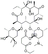 エチルこはく酸エリスロマイシン 化学構造式