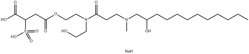 41344-13-2 disodium 4-[2-[[3-[(2-hydroxydodecyl)methylamino]-1-oxopropyl](2-hydroxyethyl)amino]ethyl] 2-sulphonatosuccinate