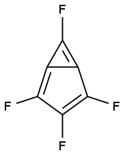 Bicyclo[3.1.0]hexa-2,4,6-triene, 2,3,4,6-tetrafluoro- (9CI) Struktur