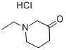 1-乙基哌啶-3-酮盐酸盐,41361-28-8,结构式