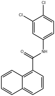 N-(3,4-dichlorophenyl)-1-naphthamide Structure