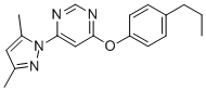 413620-29-8 PYRIMIDINE, 4-(3,5-DIMETHYL-1H-PYRAZOL-1-YL)-6-(4-PROPYLPHENOXY)-