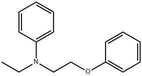 N-ethyl-N-(2-phenoxyethyl)aniline,41378-51-2,结构式