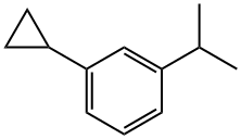 Benzene, 1-cyclopropyl-3-(1-methylethyl)- (9CI),41380-88-5,结构式