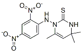 1-[(2,4-dinitrophenyl)amino]-3,4-dihydro-4,4,6-trimethyl-1H-pyrimidine-2-thione|