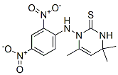 1-[(2,4-ジニトロフェニル)アミノ]-3,4-ジヒドロ-4,4,6-トリメチルピリミジン-2(1H)-チオン 化学構造式