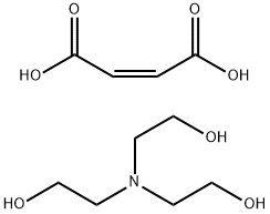 tris(2-hydroxyethyl)ammonium hydrogen maleate Structure