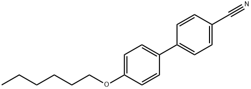 4'-(HEXYLOXY)-4-BIPHENYLCARBONITRILE Struktur