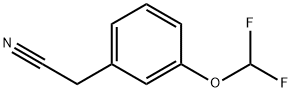 3-(二氟甲氧基)苯乙腈, 41429-18-9, 结构式