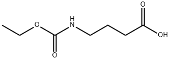 N(エトキシカルボニル)-4-アミノ酪酸 化学構造式