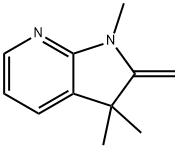 2,3-dihydro-1,3,3-trimethyl-2-methylene-1H-pyrrolo[2,3-b]pyridine 结构式