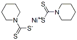 nickel bis(piperidine-1-carbodithioate) Structure