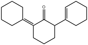 2-cyclohexylidene-6-(1-cyclohexen-1-yl)cyclohexan-1-one Structure