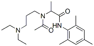 2-(N-(3-(DIETHYLAMINO)PROPYL)ACETAMIDO)-N-MESITYLPROPANAMIDE Structure