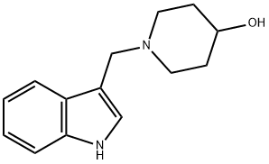 1-(1H-吲哚-3-基甲基)哌啶-4-醇,414881-63-3,结构式