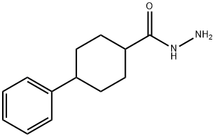 Cyclohexanecarboxylic acid, 4-phenyl-, hydrazide (9CI) Structure