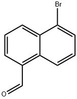 5-ブロモ-1-ナフトアルデヒド 化学構造式