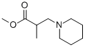 2-甲基-3-(哌啶-1-基)丙酸甲酯 结构式