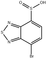 7-BROMO-2,1,3-BENZOTHIADIAZOLE-4-SULFINIC ACID Structure