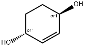 TRANS-1,4-シクロヘキセンジオール 化学構造式