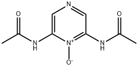 2,6-Bis(acetylamino)pyrazine 1-oxide 结构式