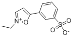 2-Ethyl-5-phenylisoxazolium-3'-sulfonate Structure