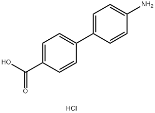 4'-Amino-[1,1'-biphenyl]-4-carboxylic acid hydrochloride Structure