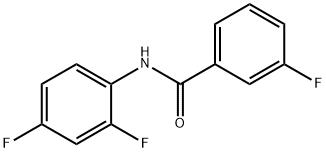 Benzamide, N-(2,4-difluorophenyl)-3-fluoro- (9CI) 结构式