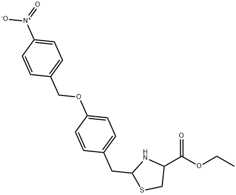 2-[[4-[(4-니트로페닐)메톡시]페닐]메틸]-4-티아졸리딘카르복실산에틸에스테르