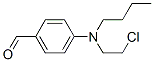 p-[butyl(2-chloroethyl)amino]benzaldehyde 结构式