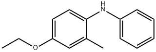 4-乙氧基-2-甲基-N-苯基苯胺, 41570-56-3, 结构式