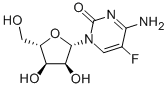 5-FLUORO-1-(β-L-RIBOFURANOSYL)CYTOSINE (4-AMINO-5-FLUORO-1-β-L-RIBOFURANOSYLPYRIMIDINONE) Struktur