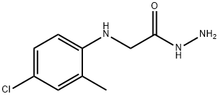 2-[(4-氯-2-甲基-苯基)氨基]乙烷肼,415711-83-0,结构式