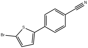 4-(5-BROMOTHIOPHEN-2-YL)BENZONITRILE Struktur